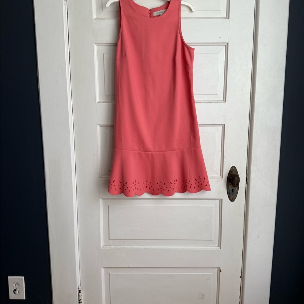 LOFT Coral Petite Dress